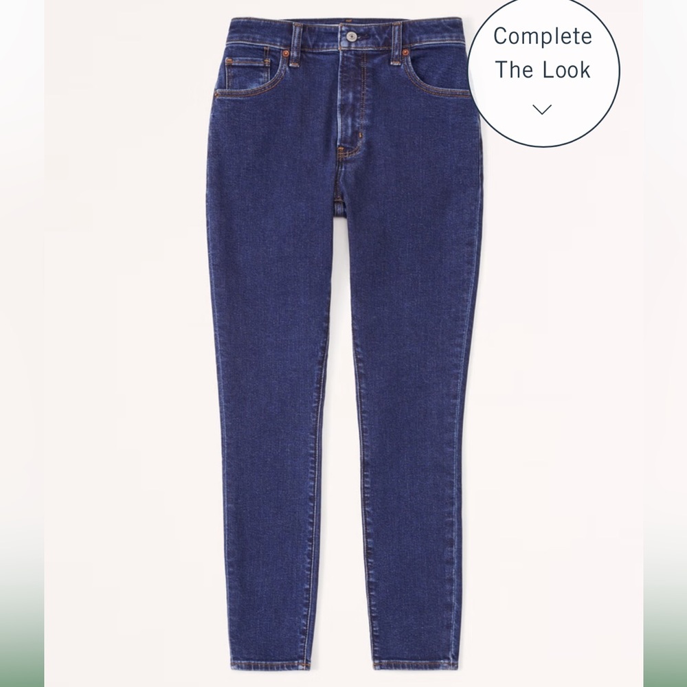 Abercrombie & Fitch High Rise Super Skinny Ankle Jeans